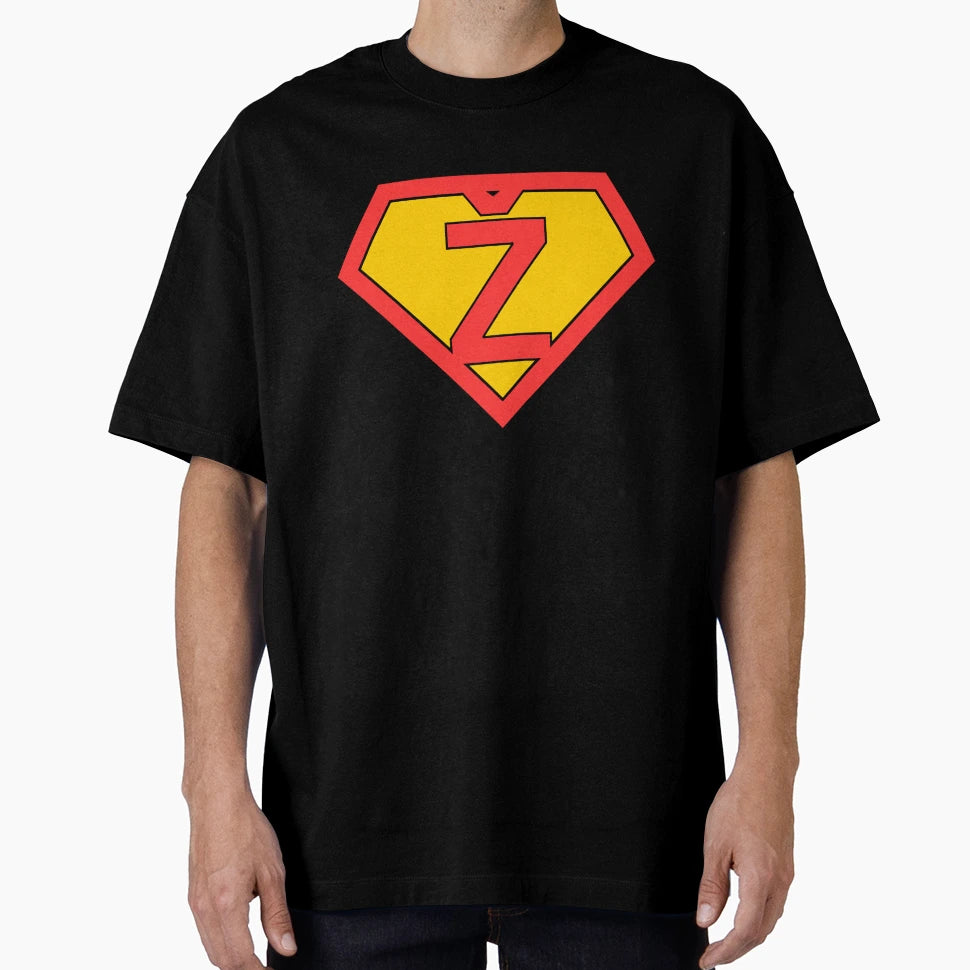 Letter Z Super Letter Red And Yellow T-Shirt - Aesthetic Graphic Men Women - T-Shirt, Sweatshirt, Hoodie