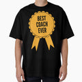 Best Coach Ever Gold Medal Achievement T-Shirt - Trendy Graphic for Adults - T-Shirt, Sweatshirt, Hoodie