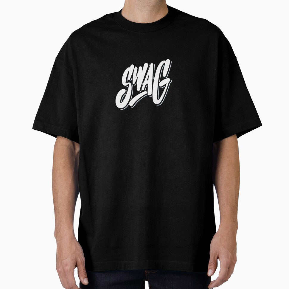 Swag Handwritten Typography Design Bold Abstract - Adult & Kids T-Shirts, Sweatshirts & Hoodies apparel design preview 1