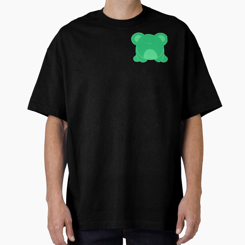 Bright Green Cartoon Frog by HeyyItsEmm - Adult & Kids T-Shirts, Sweatshirts & Hoodies apparel design preview 1