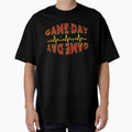 Game Day Football Season Heart Beat T-Shirt - Custom Art Print for Adults - T-Shirt, Sweatshirt, Hoodie