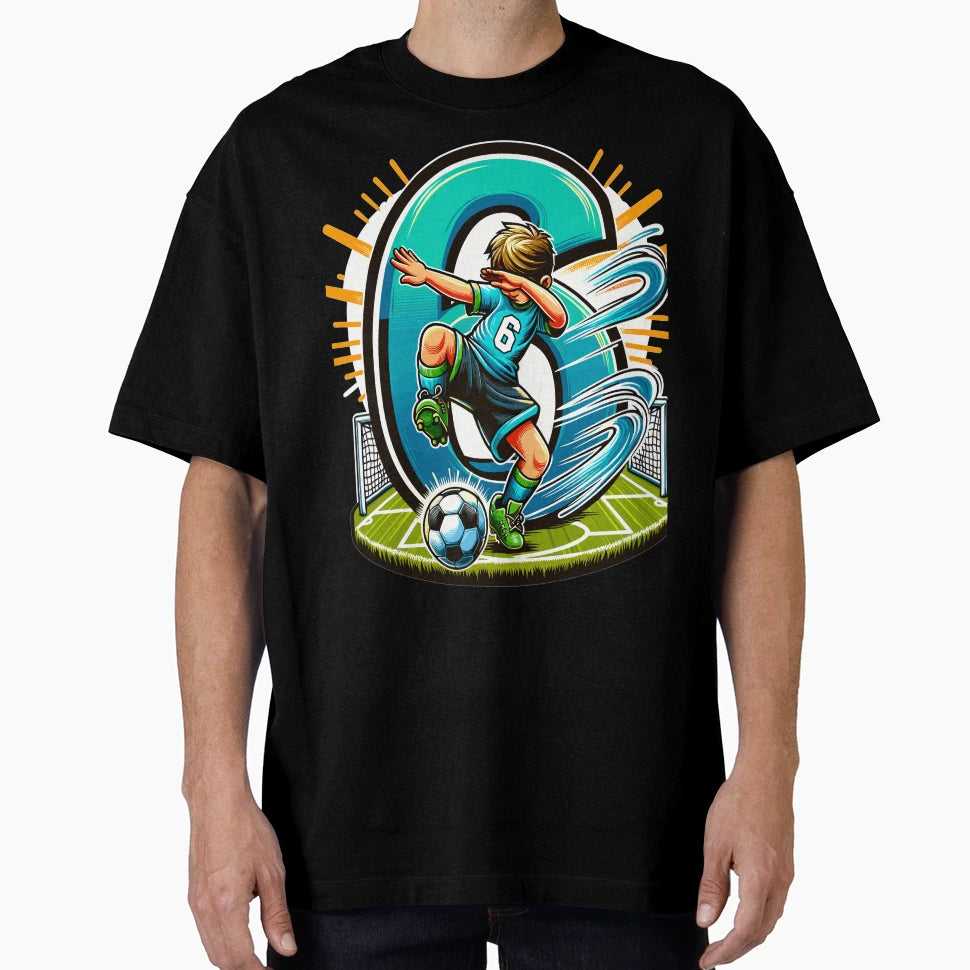 6 Year Old Soccer Birthday T-Shirt - Novelty Apparel for Adults - T-Shirt, Sweatshirt, Hoodie
