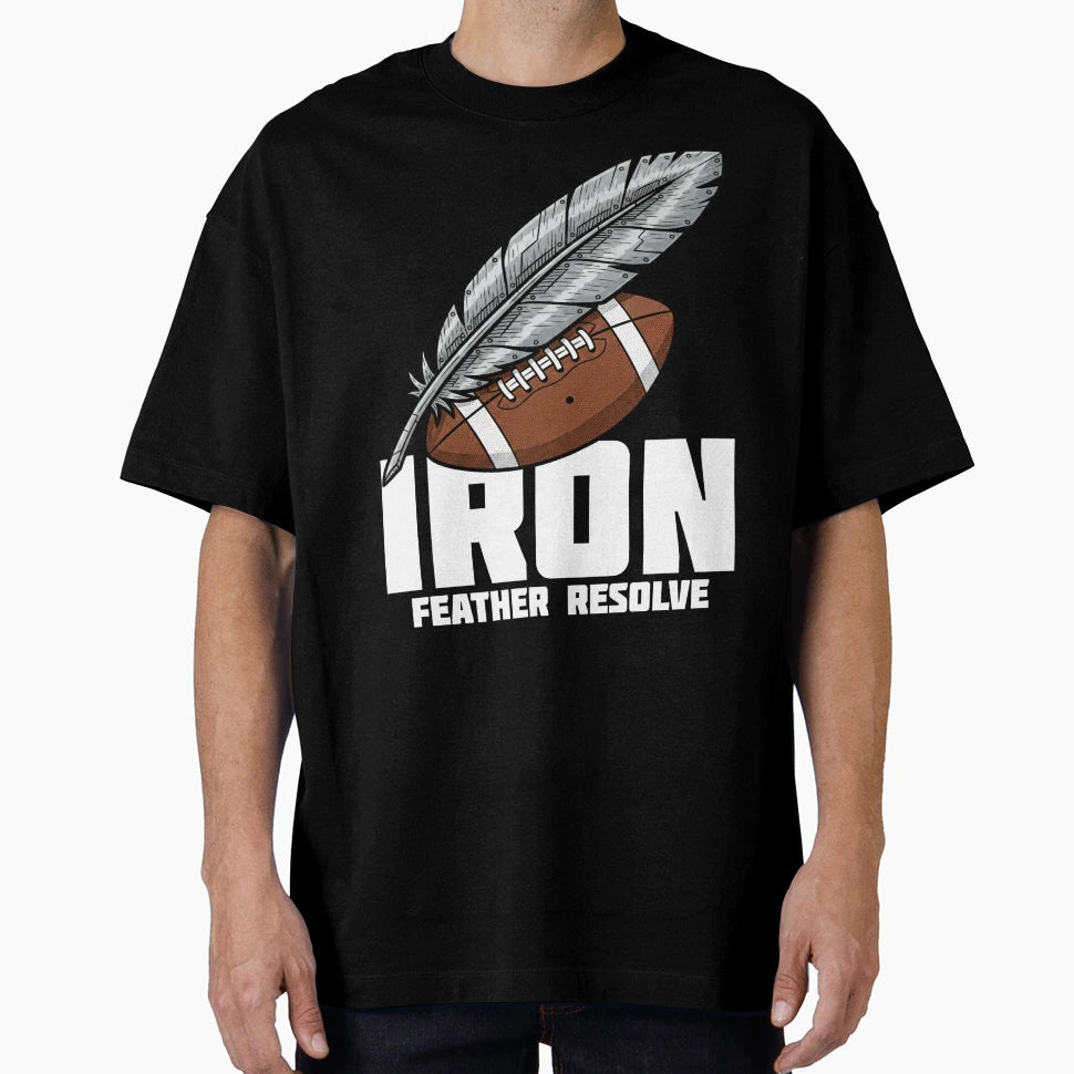 Iron Feather Resolve Philadelphia T-Shirt - Aesthetic Graphic for Adults - T-Shirt, Sweatshirt, Hoodie