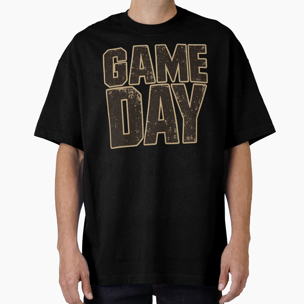 Game Day Bold Lettering T-Shirt - Casual Everyday Wear Men Women - T-Shirt, Sweatshirt, Hoodie
