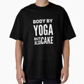 Body By Yoga But Also Cake RiseandShineTee - Adult & Kids T-Shirts, Sweatshirts & Hoodies apparel design preview 1