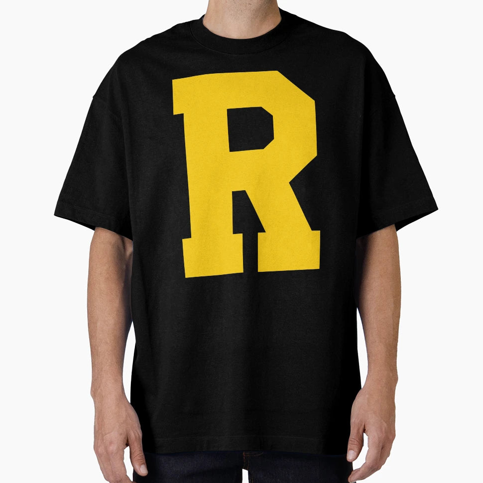 Alphabet Yellow R Sports Letter R T-Shirt - Aesthetic Graphic for Adults - T-Shirt, Sweatshirt, Hoodie