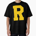 Alphabet Yellow R Sports Letter R T-Shirt - Aesthetic Graphic for Adults - T-Shirt, Sweatshirt, Hoodie