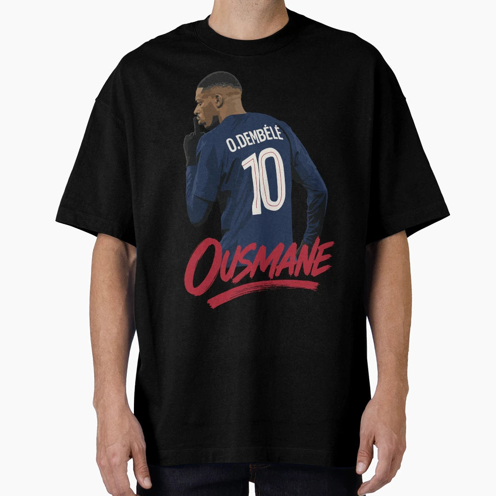 Ousmane Demb L T-Shirt - Aesthetic Graphic Men Women - T-Shirt, Sweatshirt, Hoodie