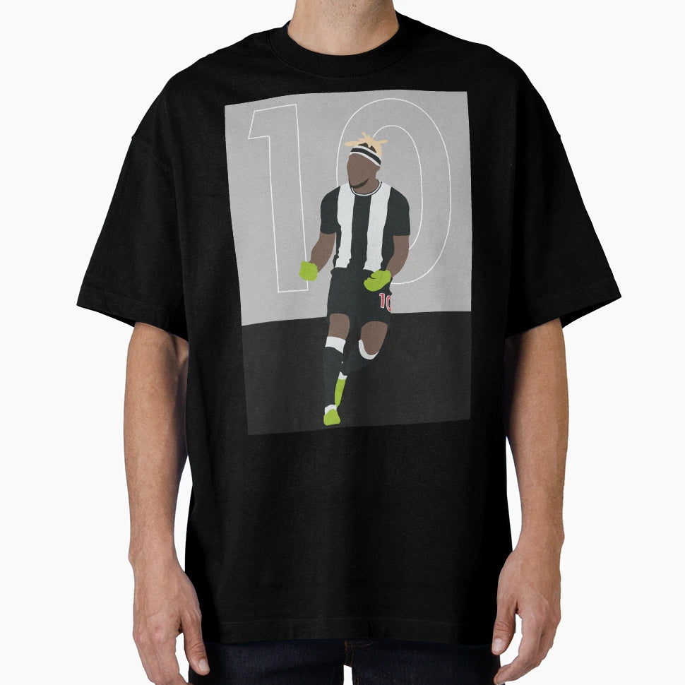 Allan Saint Maximin Illustration T-Shirt - Minimalist Print Unisex - T-Shirt, Sweatshirt, Hoodie
