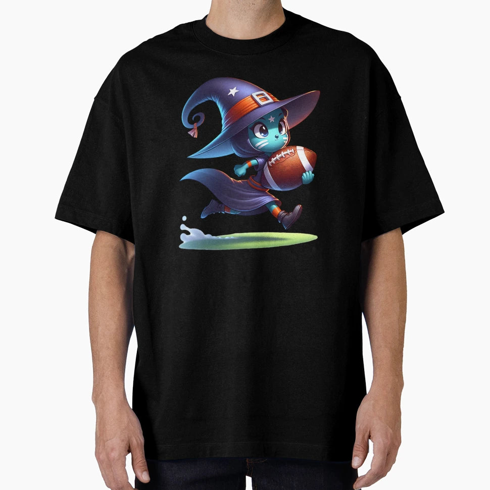 Fantay Football Witch T-Shirt - Minimalist Print Unisex - T-Shirt, Sweatshirt, Hoodie