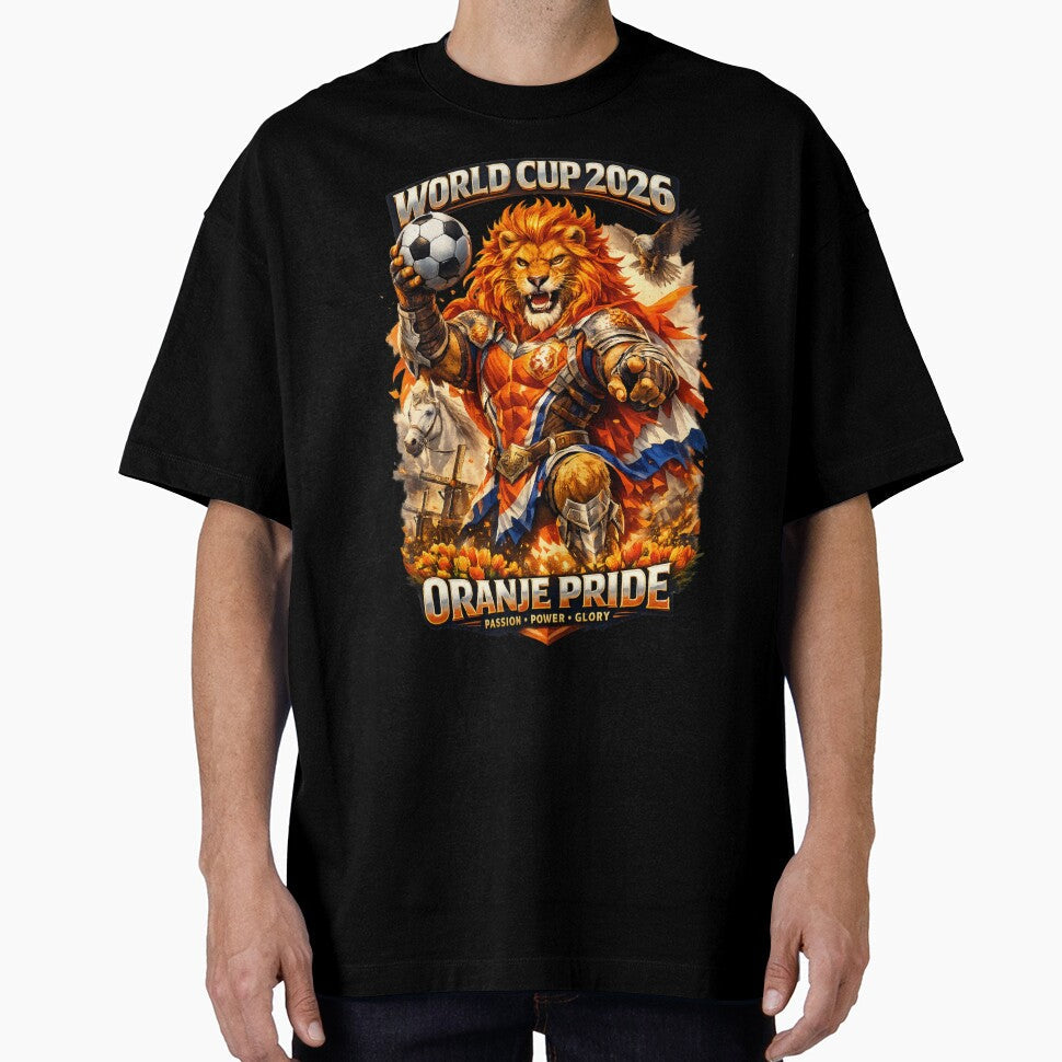 Oranje Pride World Cup Warriors by Retro Arabica - Adult & Kids T-Shirts, Sweatshirts & Hoodies apparel design preview 1