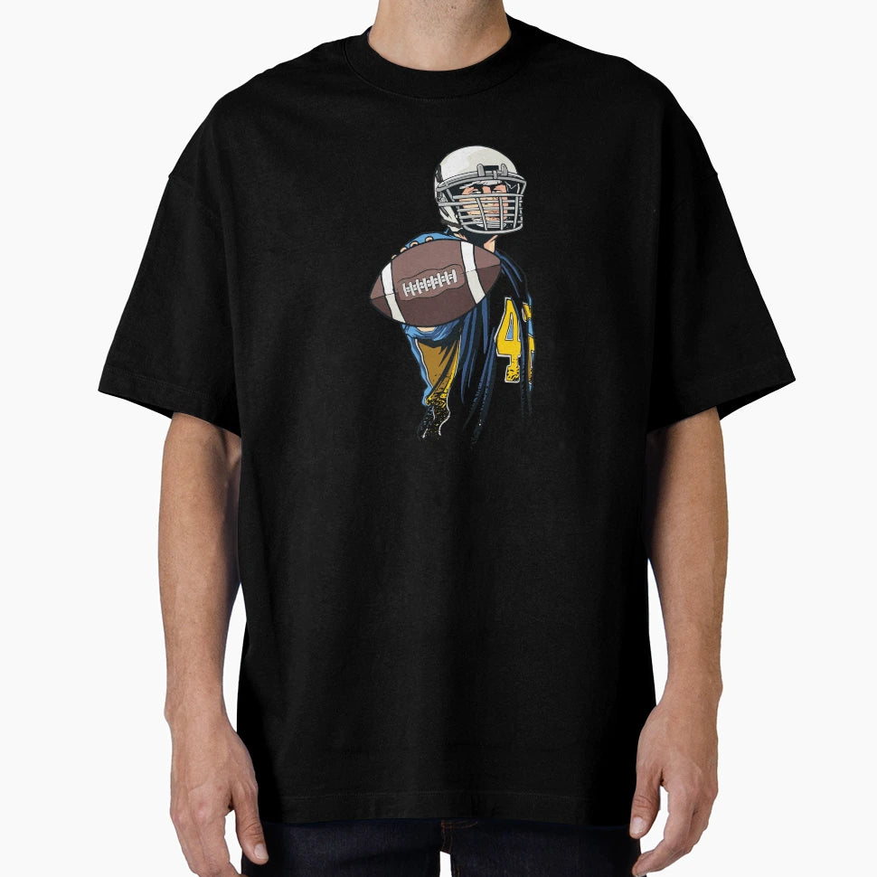 American Football Player Sport T-Shirt - Unique Graphic Unisex - T-Shirt, Sweatshirt, Hoodie