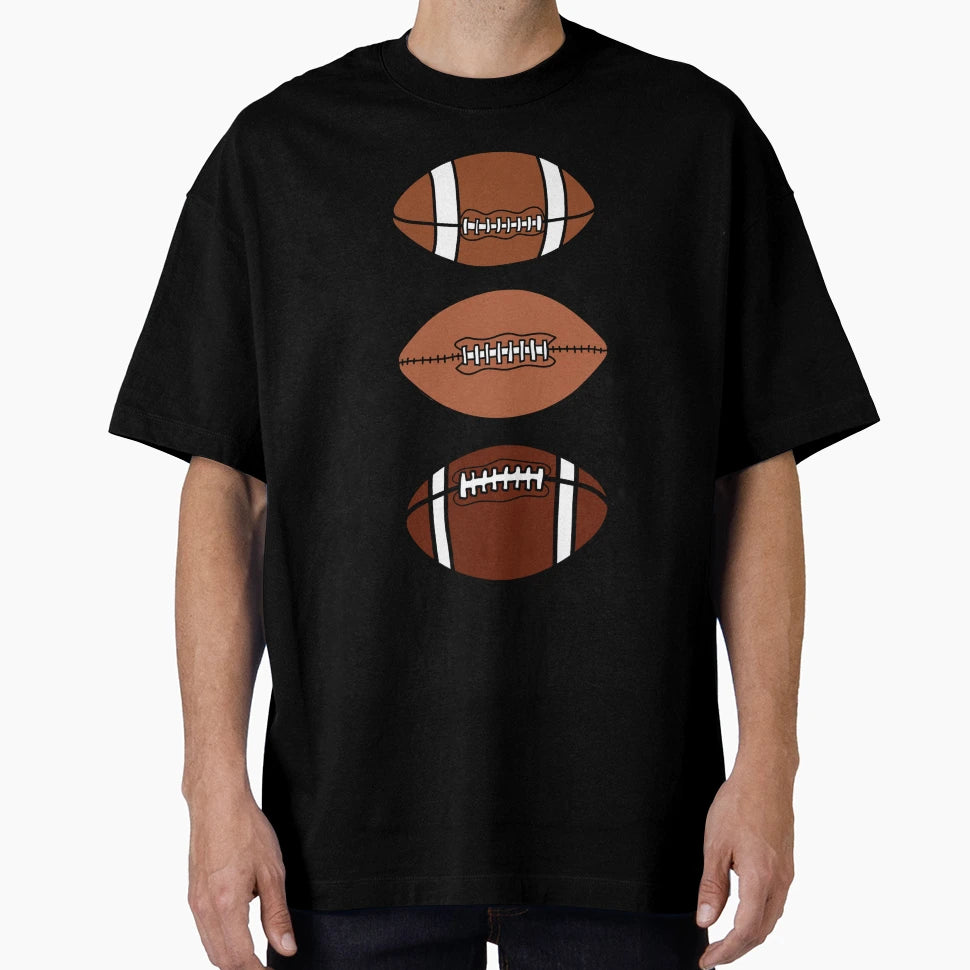Footballs T-Shirt - Minimalist Print Men Women - T-Shirt, Sweatshirt, Hoodie