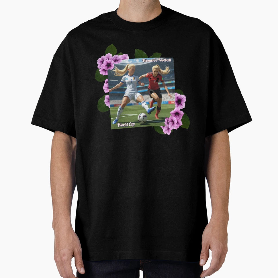 Womens Football World Cup T-Shirt - Unique Graphic for Adults - T-Shirt, Sweatshirt, Hoodie