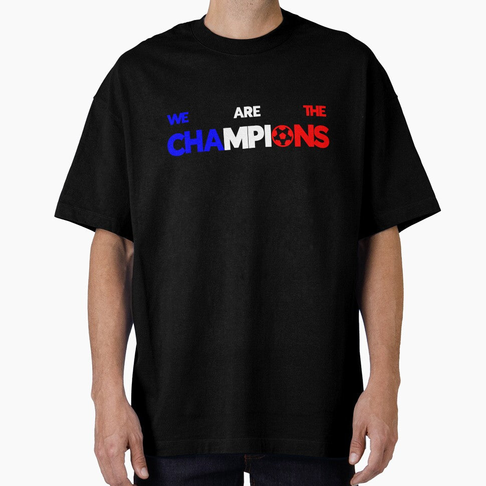France We Are the World Champions sticker by - Adult & Kids T-Shirts, Sweatshirts & Hoodies apparel design preview 1