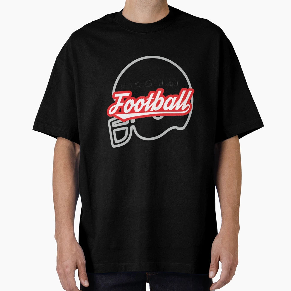 All American Football T-Shirt - Minimalist Print Unisex - T-Shirt, Sweatshirt, Hoodie