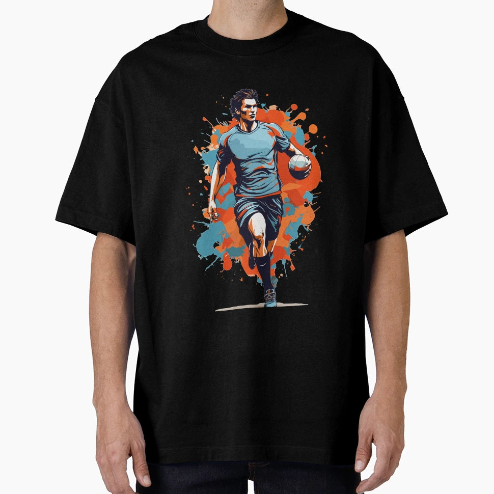 Handball Player Streetwear Iconic T-Shirt - Minimalist Print Unisex - T-Shirt, Sweatshirt, Hoodie
