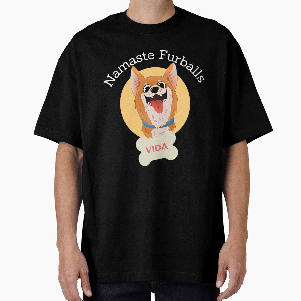 Namaste Furballs by SarcasticTeez - Adult & Kids T-Shirts, Sweatshirts & Hoodies apparel design preview 1