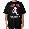Just Who Loves Soccer Players T-Shirt - Aesthetic Graphic Men Women - T-Shirt, Sweatshirt, Hoodie