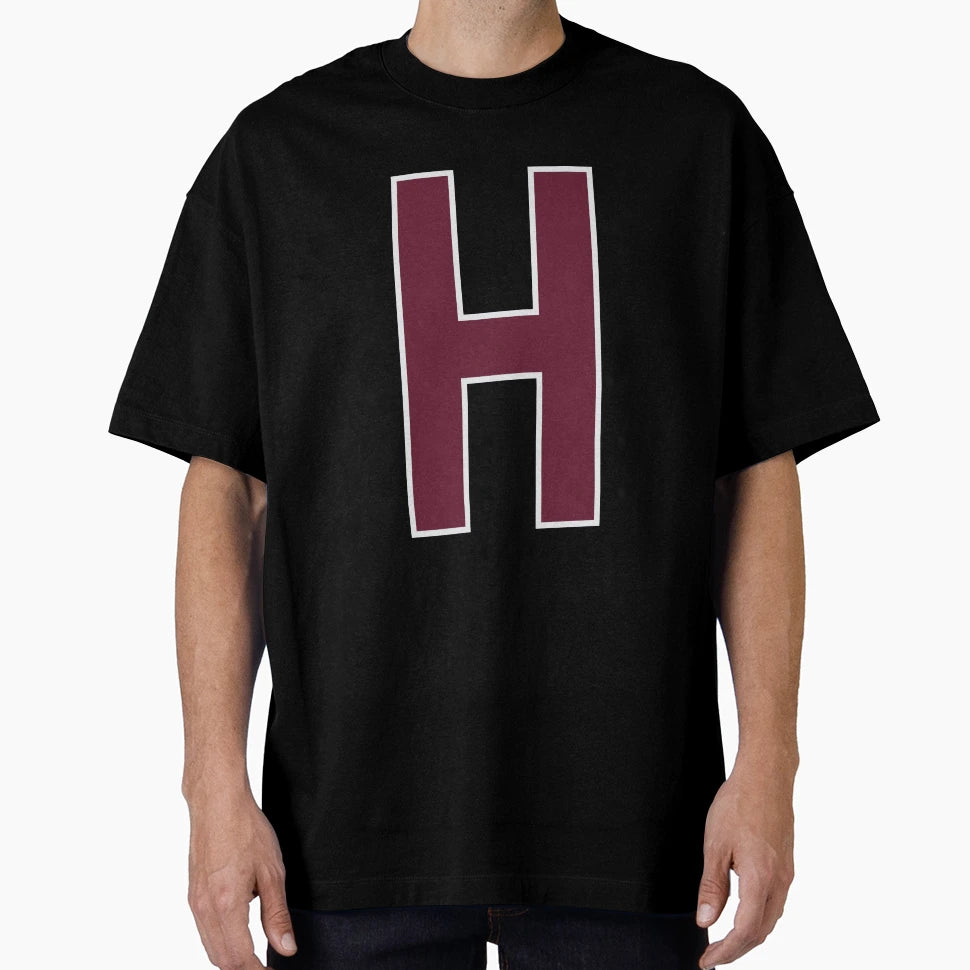 Letter H Bold Collegiate Font Varsity T-Shirt - Graphic Print for Adults - T-Shirt, Sweatshirt, Hoodie