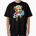 Football Bear Back To School T-Shirt - Casual Everyday Wear Unisex - T-Shirt, Sweatshirt, Hoodie
