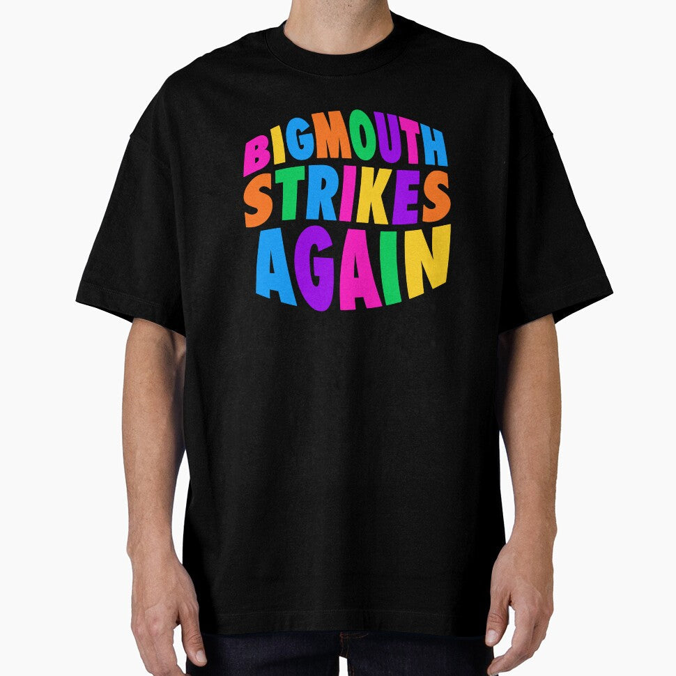 Bigmouth Strikes Again Vibrant Retro Lettering - Adult & Kids T-Shirts, Sweatshirts & Hoodies apparel design preview 1