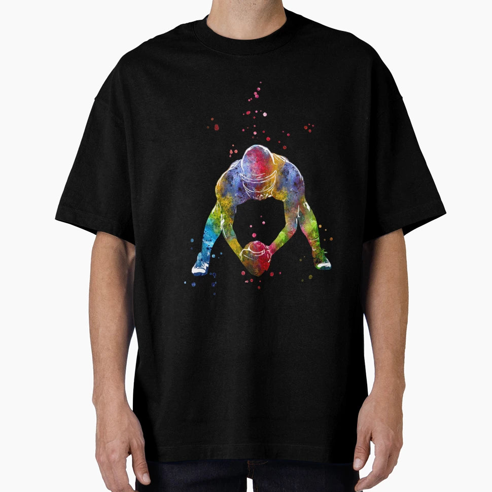 American Football Player T-Shirt - Fun Novelty Design for Adults - T-Shirt, Sweatshirt, Hoodie