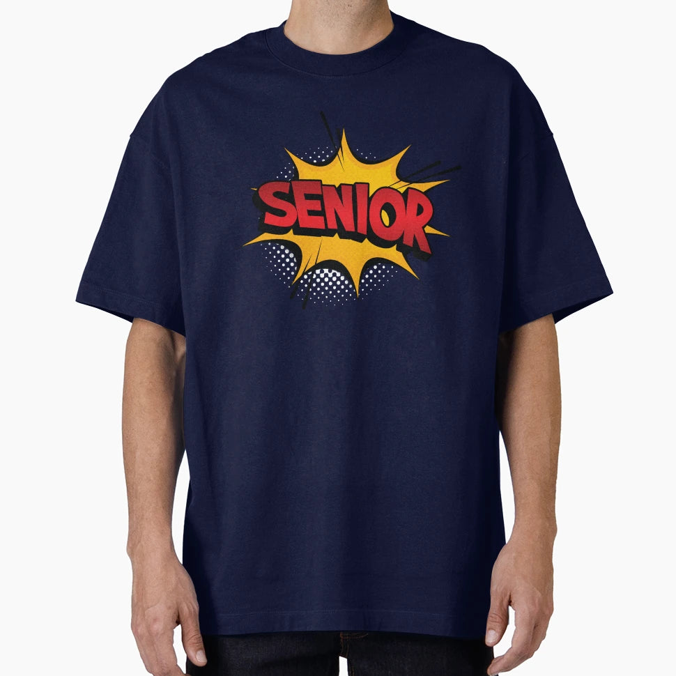 Super Hero Senior T-Shirt - Graphic Print for Adults - T-Shirt, Sweatshirt, Hoodie