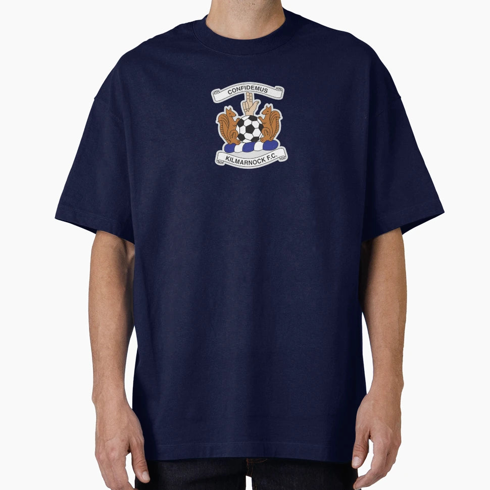 Kilmarnock Football Club Logo T-Shirt - Fun Novelty Design for Adults - T-Shirt, Sweatshirt, Hoodie