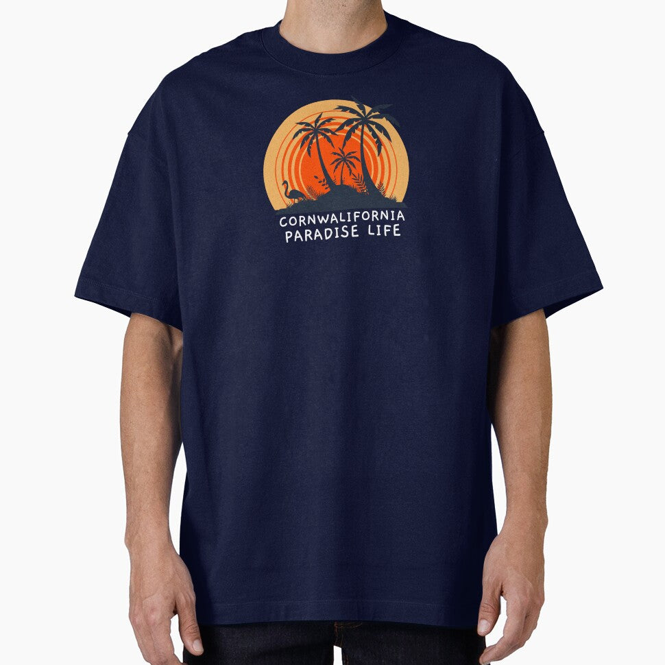 Cornwalifornia Paradise Life by GrufTee - Adult & Kids T-Shirts, Sweatshirts & Hoodies apparel design preview 1