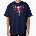 Beautiful angel on multicolored background by - Adult & Kids T-Shirts, Sweatshirts & Hoodies apparel design preview 1