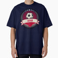 Japan Soccer Crest Japanese Football T-Shirt - Novelty Apparel Unisex - T-Shirt, Sweatshirt, Hoodie