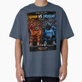 Spain vs Uruguay Cat Soccer Match by nexargraphics - Adult & Kids T-Shirts, Sweatshirts & Hoodies apparel design preview 1