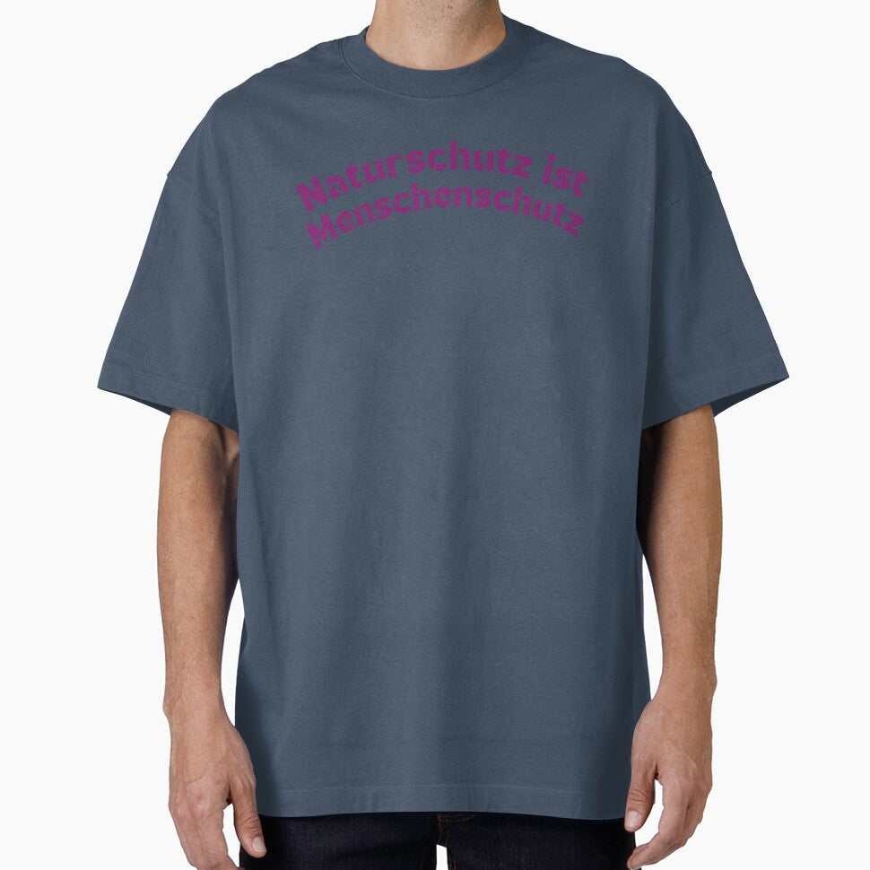 Nature conservation is human protection (German) by - Adult & Kids T-Shirts, Sweatshirts & Hoodies apparel design preview 1