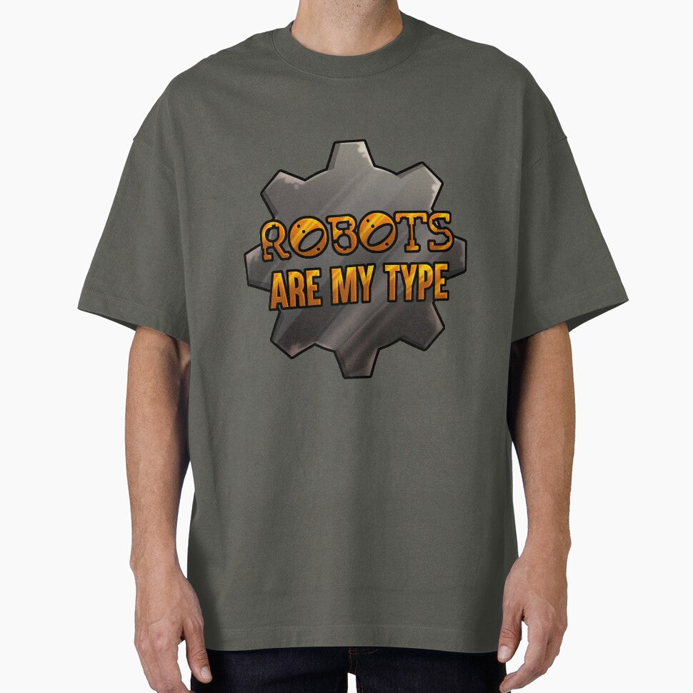 Robots Are My Type by edmeadart - Adult & Kids T-Shirts, Sweatshirts & Hoodies apparel design preview 1