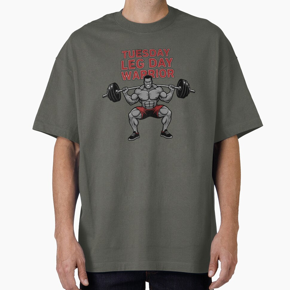 Tuesday. Leg day. by MaciejErdon - Adult & Kids T-Shirts, Sweatshirts & Hoodies apparel design preview 1