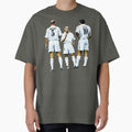 Zinedine Zidane Roberto Carlos Luis Figo T-Shirt - Trendy Graphic Unisex - T-Shirt, Sweatshirt, Hoodie
