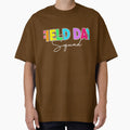 Field Day Squad Teacher First Last T-Shirt - Novelty Apparel for Adults - T-Shirt, Sweatshirt, Hoodie