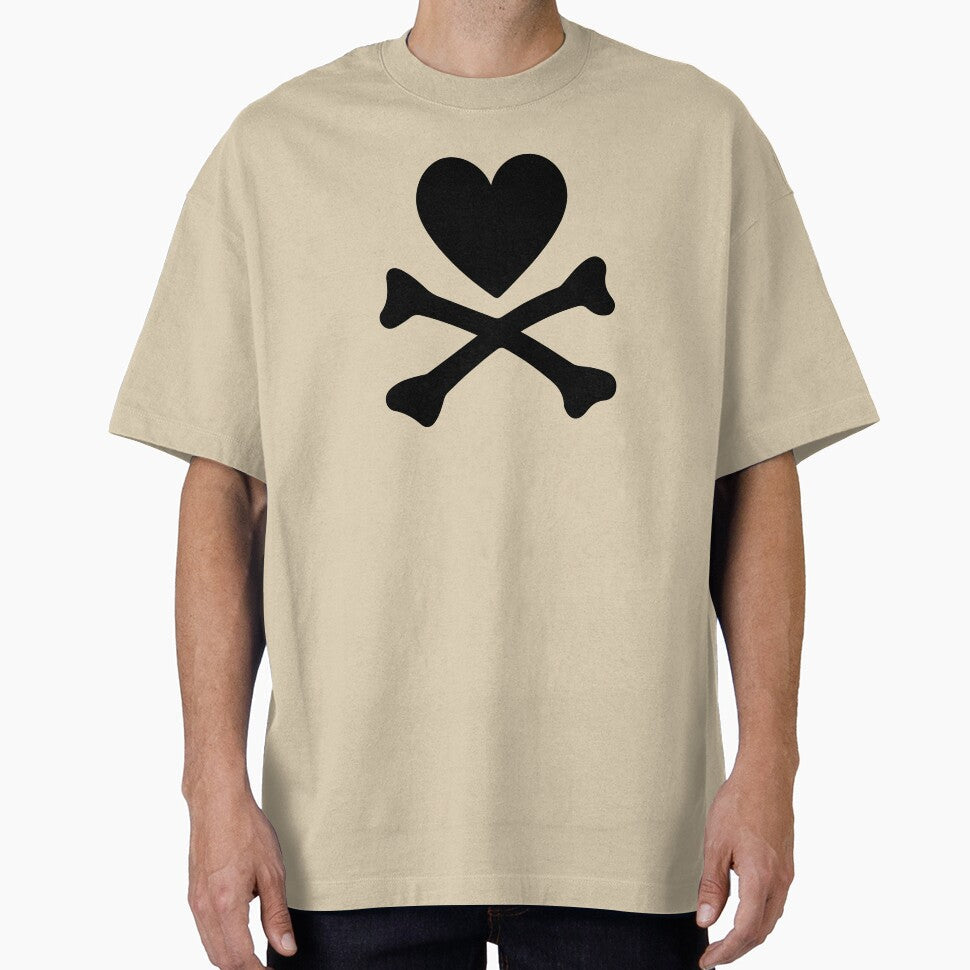 Tokidoki Heart Crossbones Kawaii Anime Goth Girly by - Adult & Kids T-Shirts, Sweatshirts & Hoodies apparel design preview 1