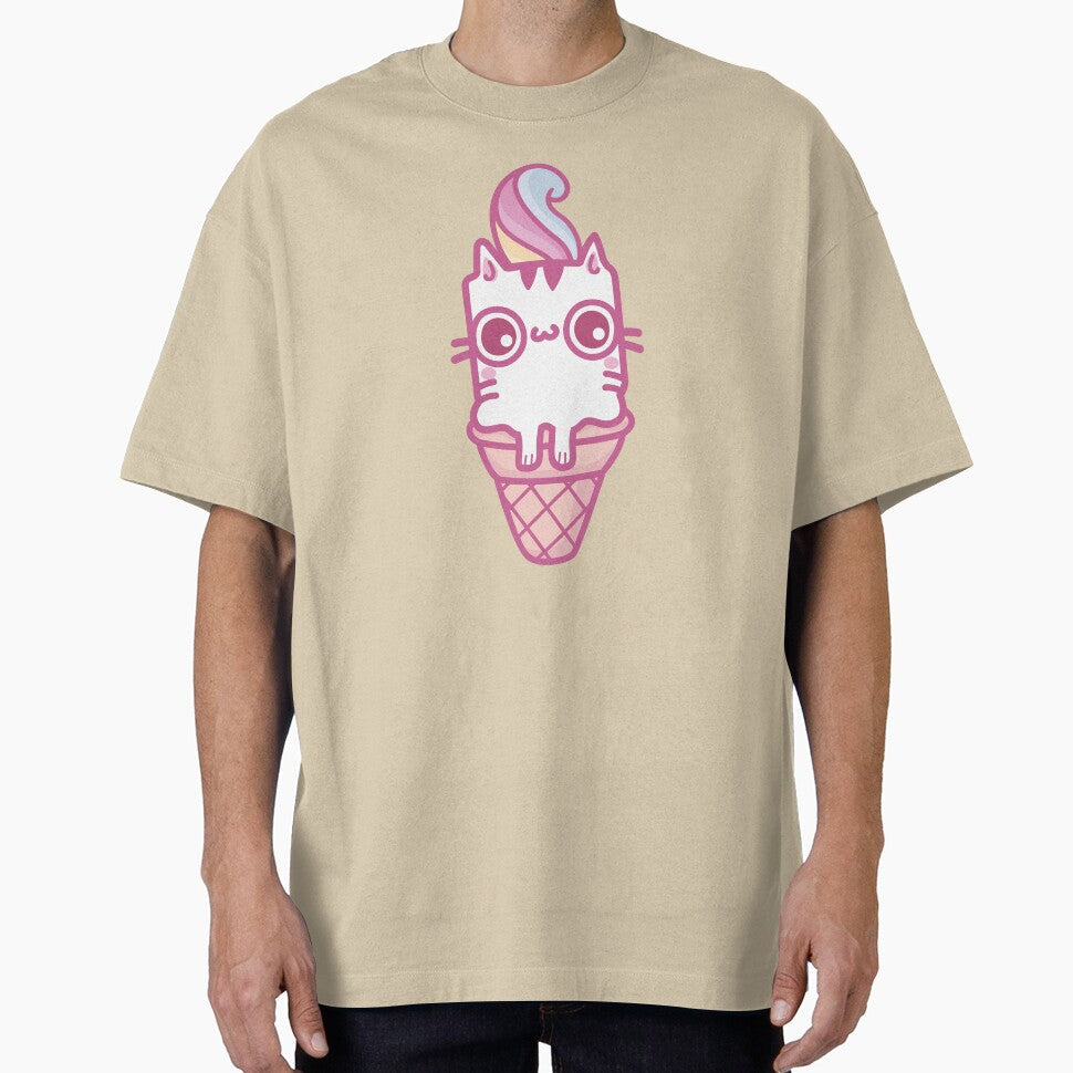Funny Kawaii Cat by corotosguay - Adult & Kids T-Shirts, Sweatshirts & Hoodies apparel design preview 1