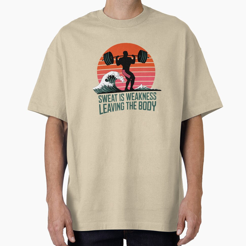 Strength in Sweat: Motivational Fitness Art by - Adult & Kids T-Shirts, Sweatshirts & Hoodies apparel design preview 1