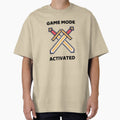 Game mode activated Two crossed swords by - Adult & Kids T-Shirts, Sweatshirts & Hoodies apparel design preview 1