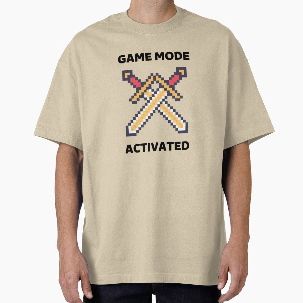 Game mode activated Two crossed swords by - Adult & Kids T-Shirts, Sweatshirts & Hoodies apparel design preview 1