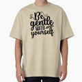 Yoga Saying Be Gentle With Yourself Motivational - Adult & Kids T-Shirts, Sweatshirts & Hoodies apparel design preview 1