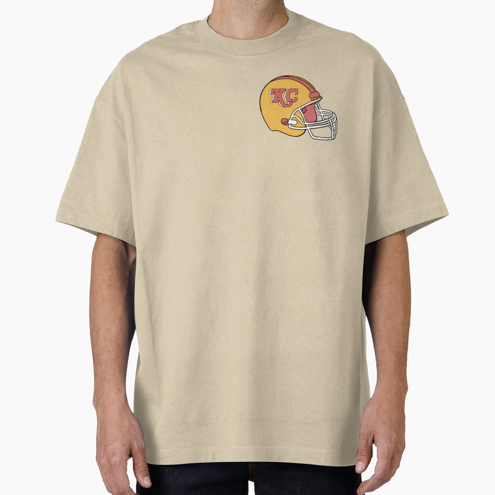 Chiefs Helmet T-Shirt - Fun Novelty Design for Adults - T-Shirt, Sweatshirt, Hoodie