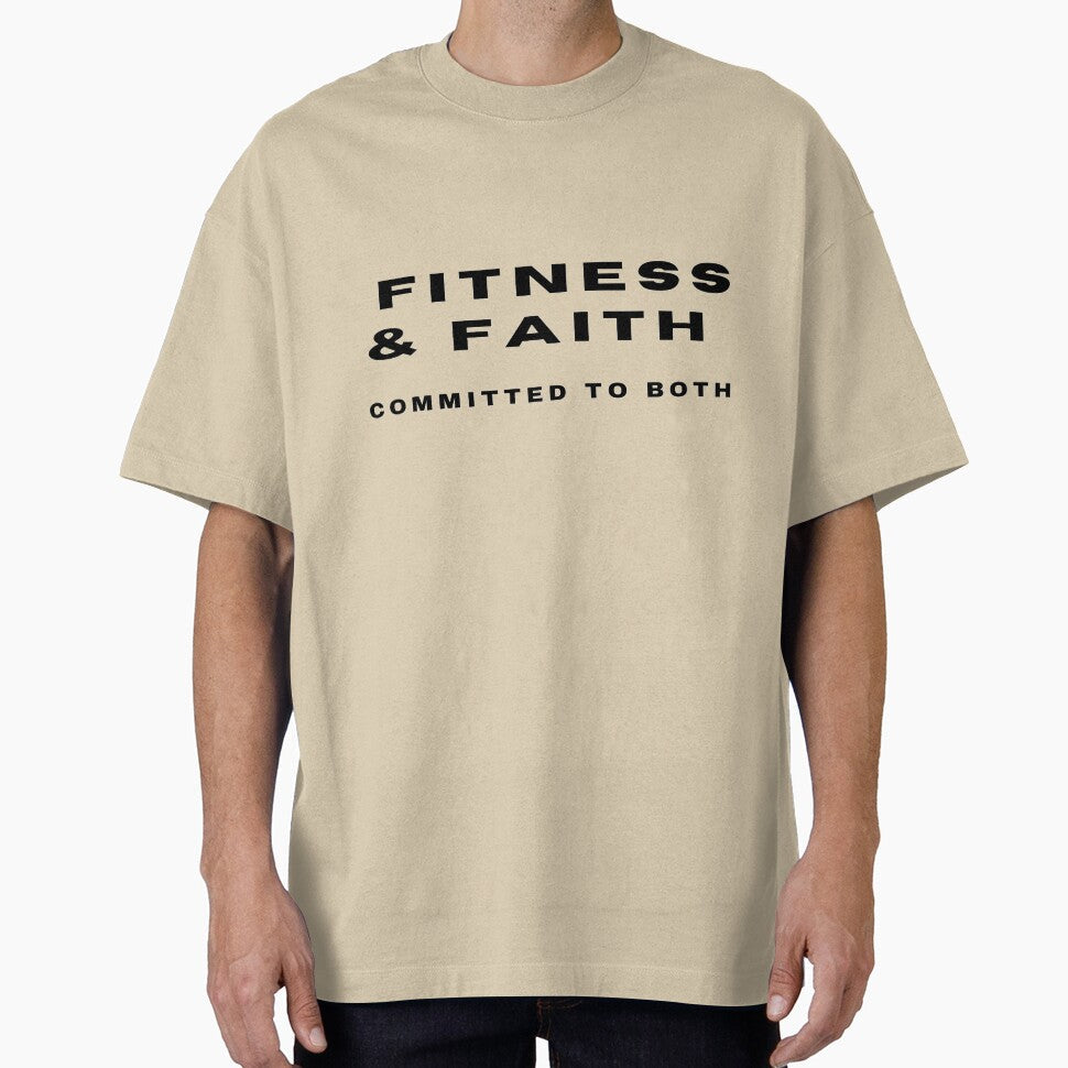 Christian Quote for Men Fitness Faith Committed to - Adult & Kids T-Shirts, Sweatshirts & Hoodies apparel design preview 1