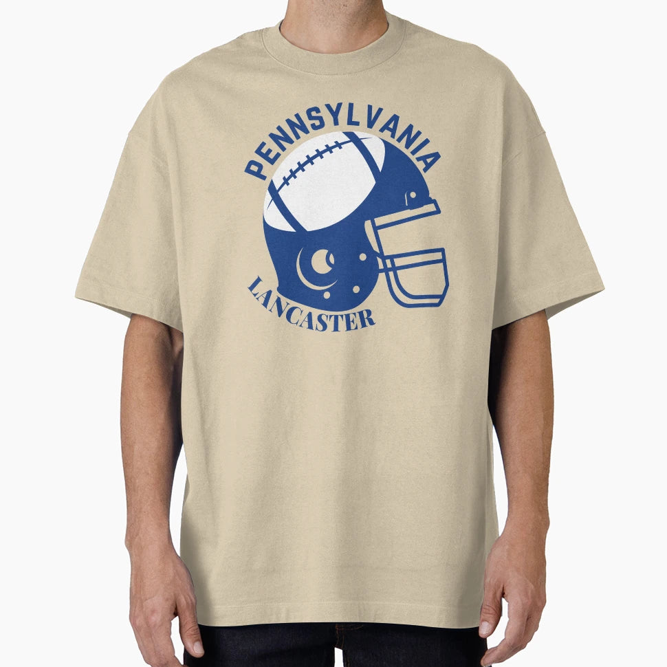Lancaster Pennsylvania Football T-Shirt - Novelty Apparel for Adults - T-Shirt, Sweatshirt, Hoodie