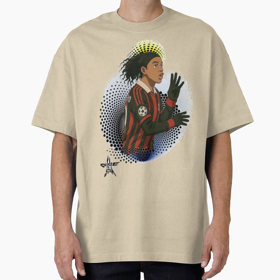 Football Play Maker Ronaldinho T-Shirt - Novelty Apparel Unisex - T-Shirt, Sweatshirt, Hoodie