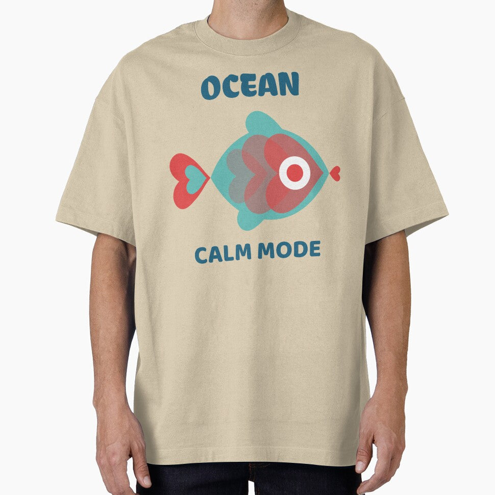 Ocean Calm Mode by SarcasticTeez - Adult & Kids T-Shirts, Sweatshirts & Hoodies apparel design preview 1