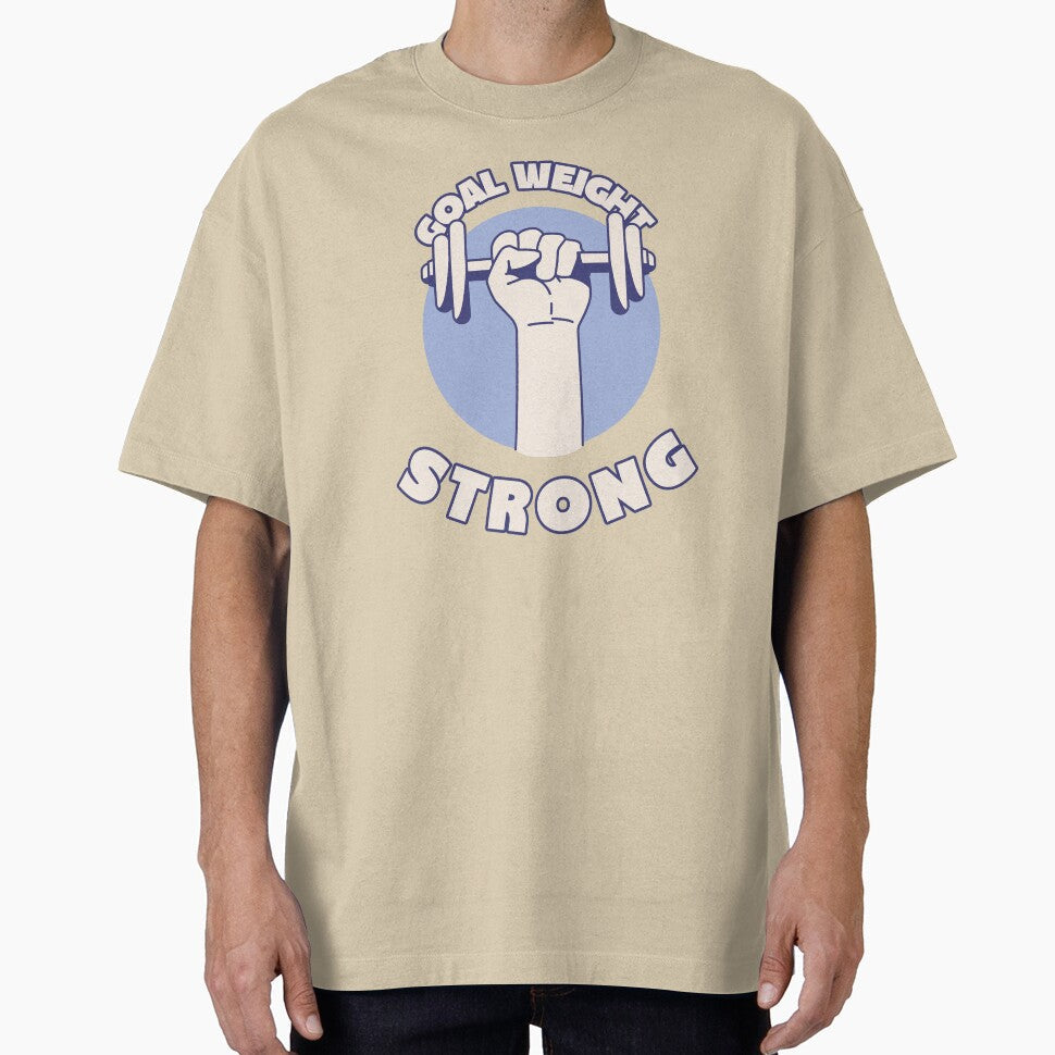 Goal Weight Strong Motivational by LunabelleTees - Adult & Kids T-Shirts, Sweatshirts & Hoodies apparel design preview 1
